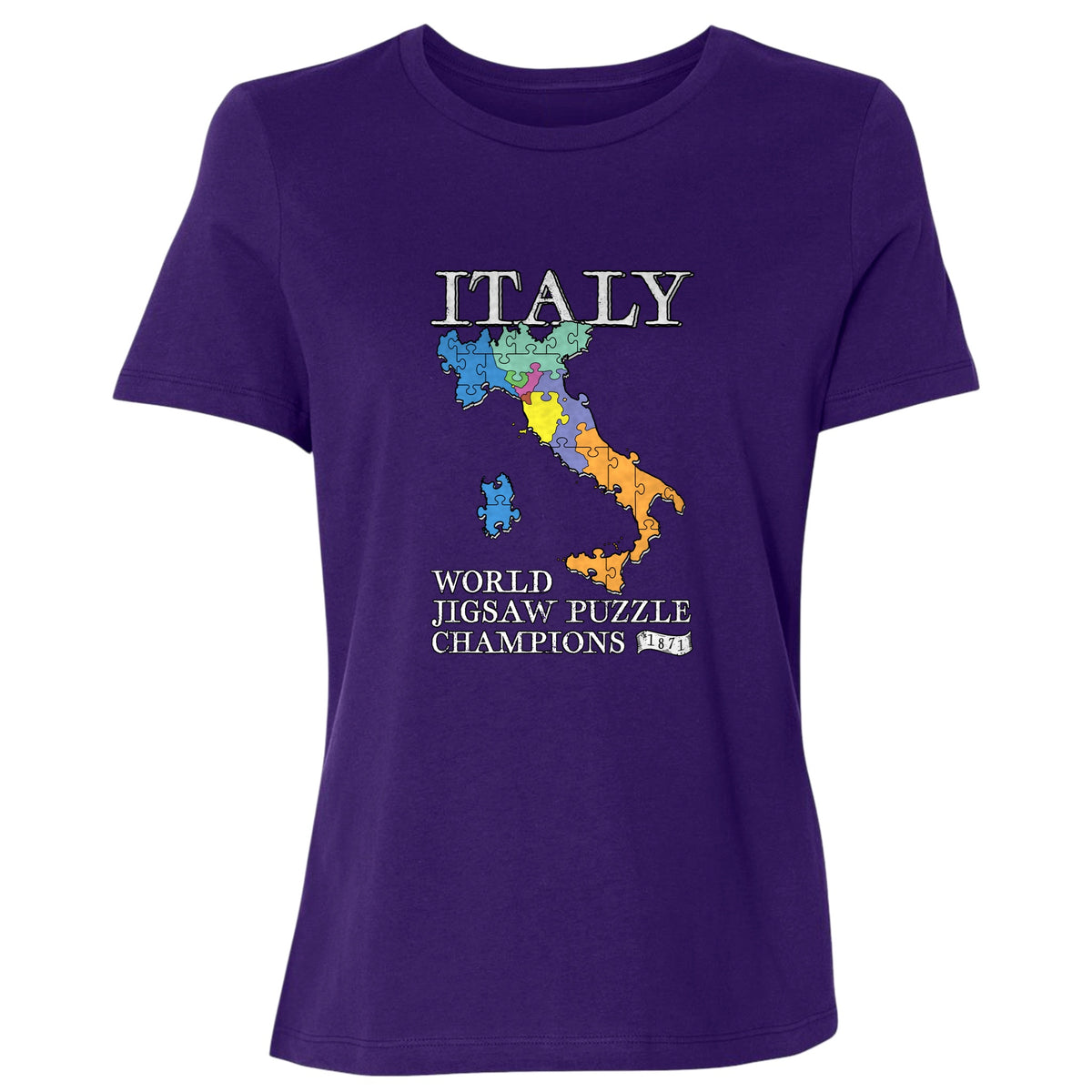 Italy Jigsaw Puzzle Women's T-Shirt