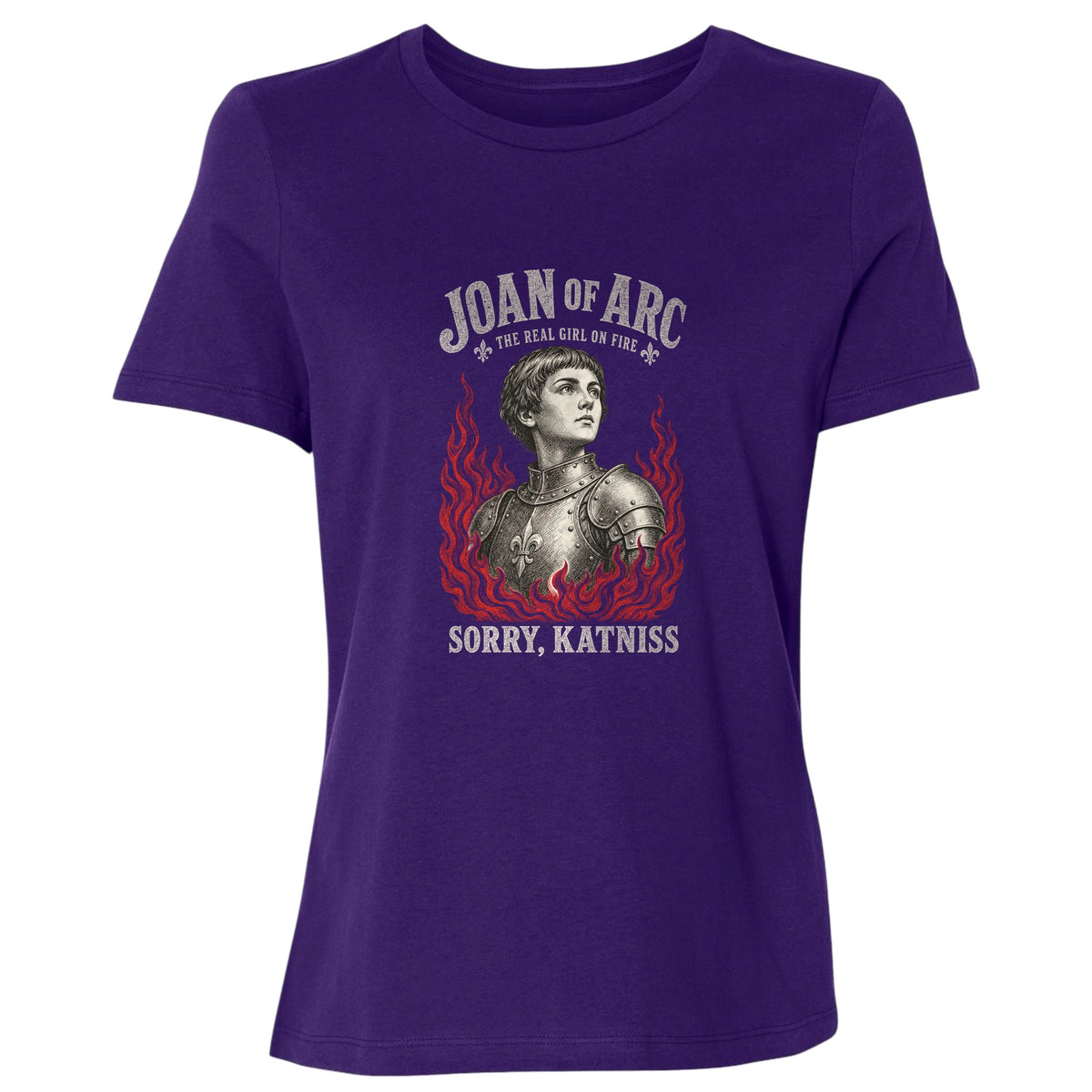 Joan of Arc Girl on Fire Women's T-Shirt