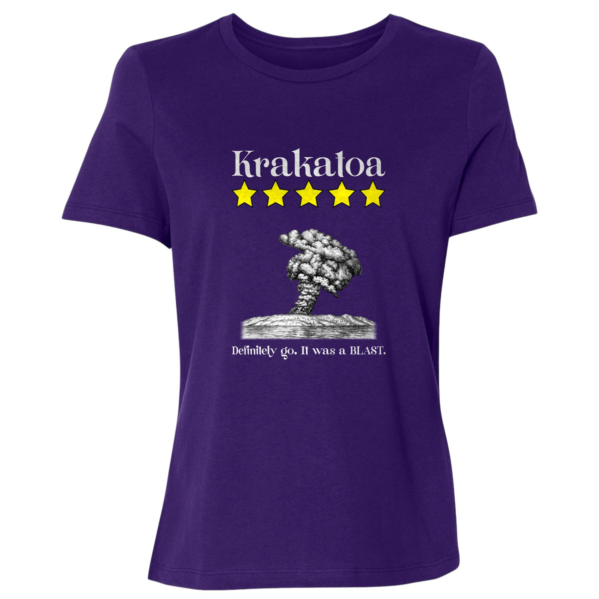 Krakatoa 5 Star Women's T-Shirt