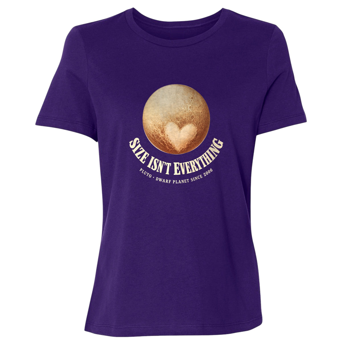 Pluto Size Isn't Everything Women's T-Shirt
