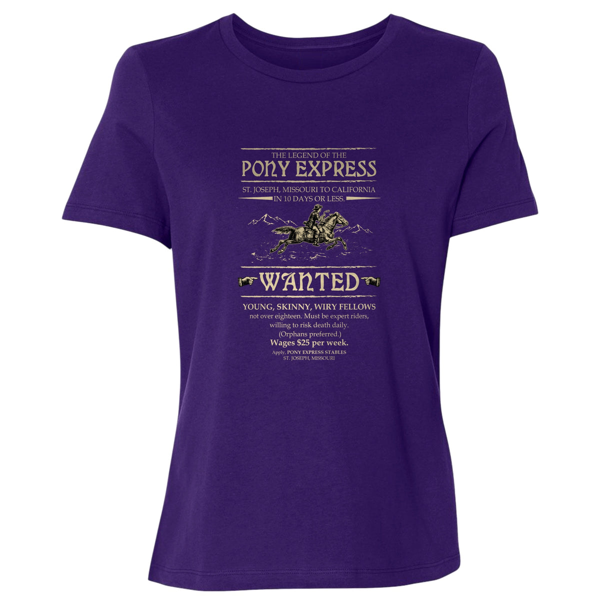 Pony Express Poster Women's T-Shirt