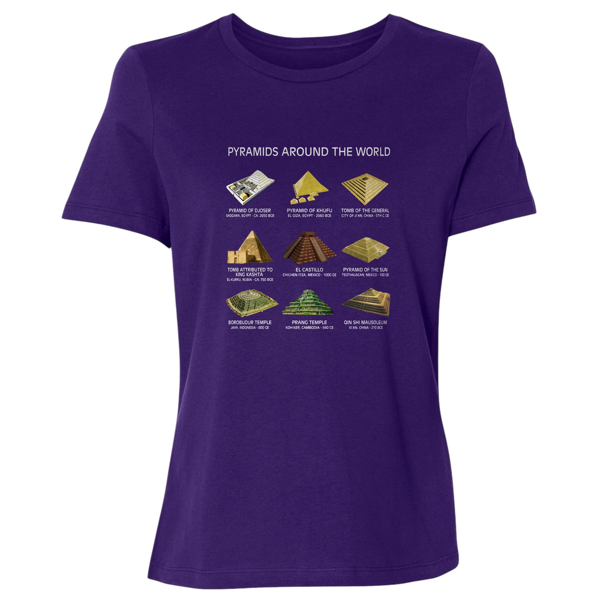 Pyramids of the World Women's T-Shirt