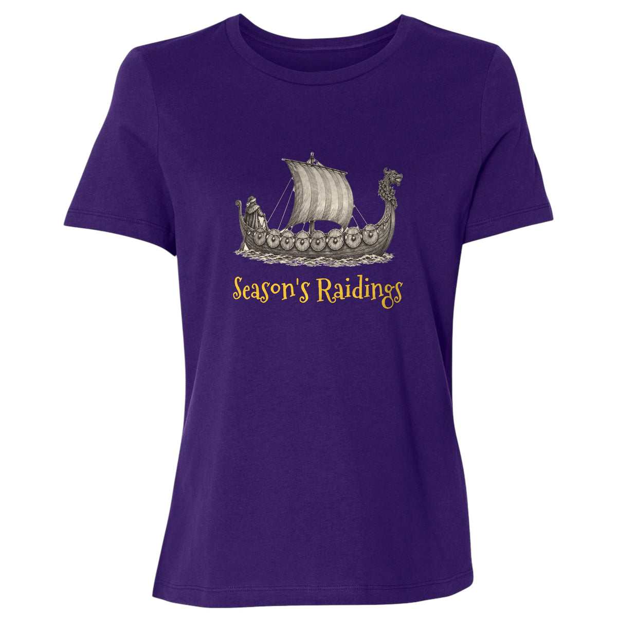 Seasons Raidings Viking Christmas Women's T-Shirt