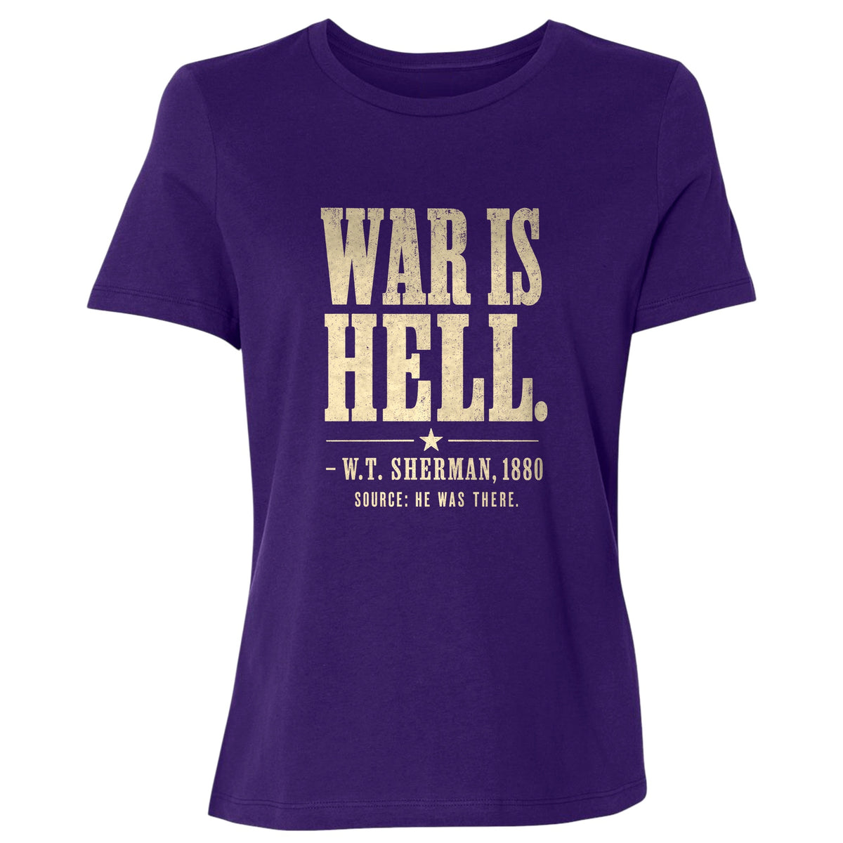 Sherman War Is Hell Women's T-Shirt