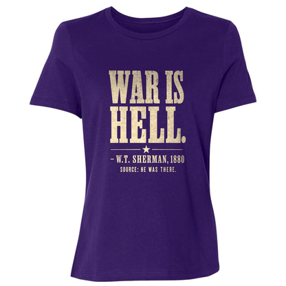 Sherman War Is Hell Women's T-Shirt