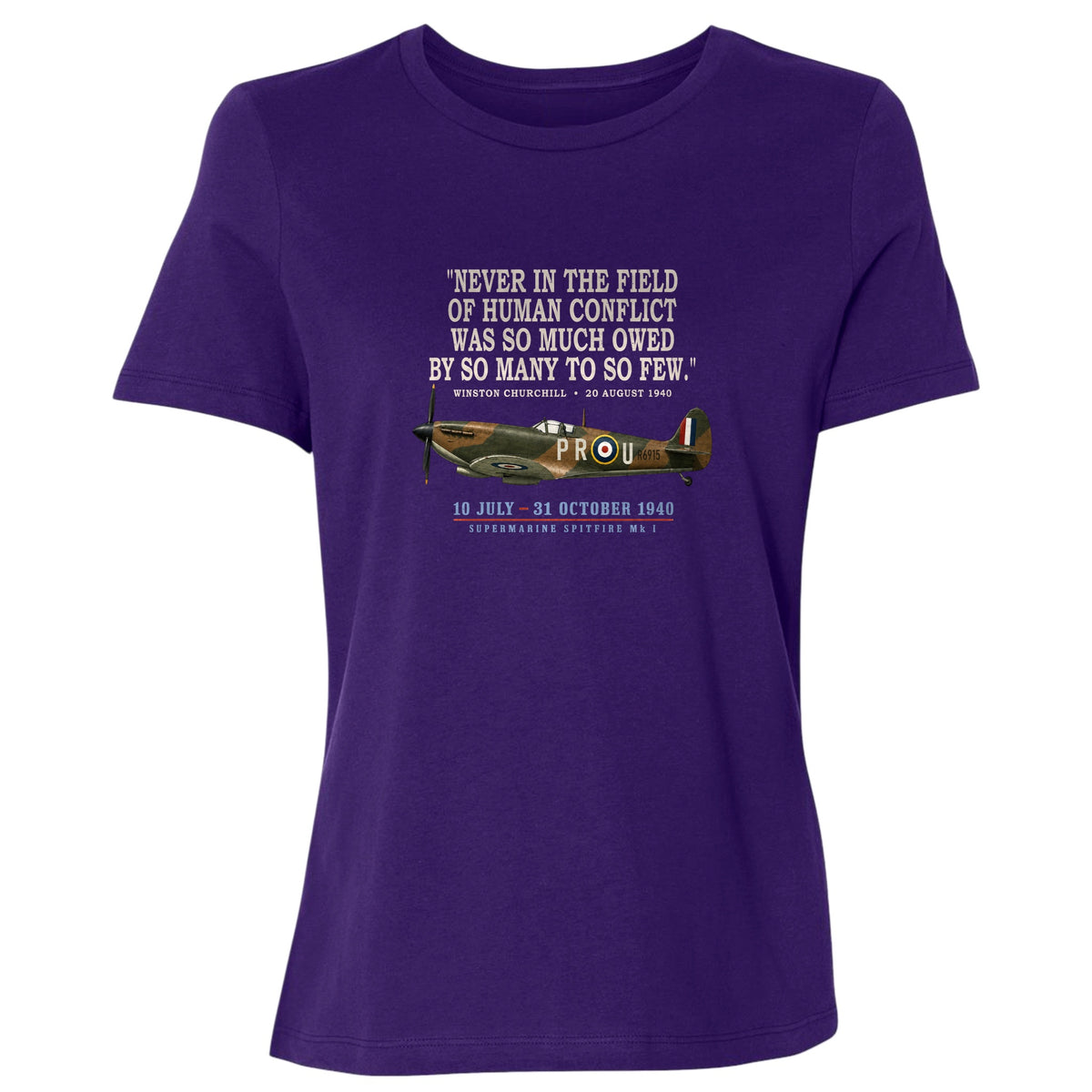 Spitfire So Few Quote Women's T-Shirt