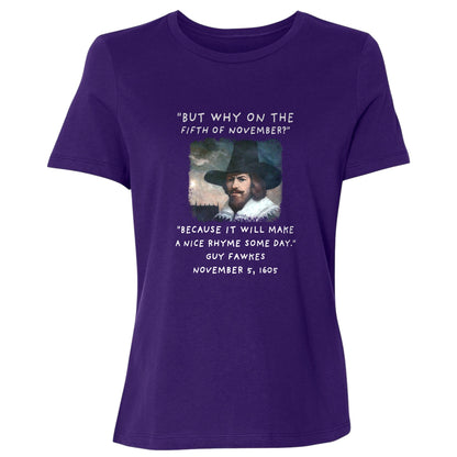 The 5th Of November Women's T-Shirt