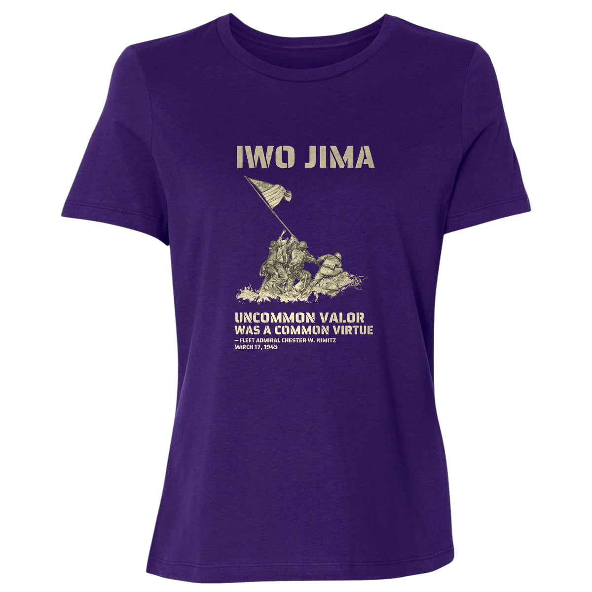 Uncommon Valor Iwo Jima Women's T-Shirt