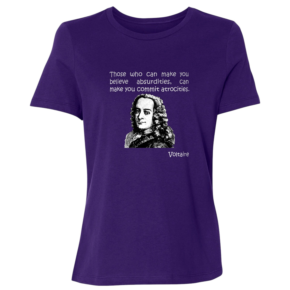 Voltaire Absurdities Women's T-Shirt