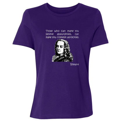 Voltaire Absurdities Women's T-Shirt