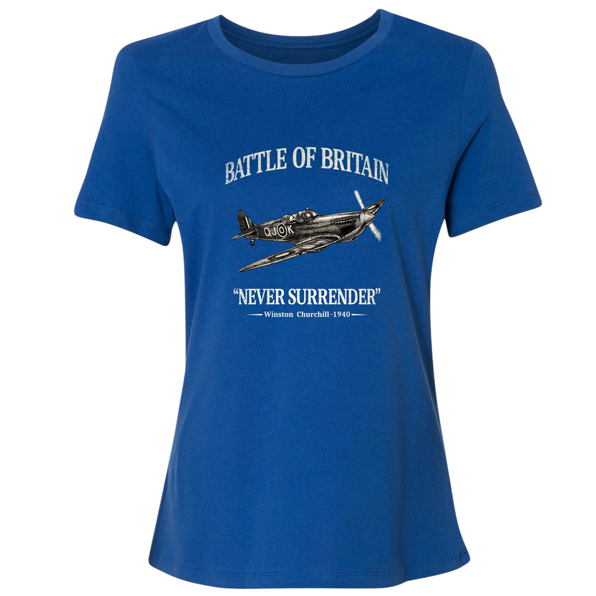 Battle of Britain Never Surrender Women's T-Shirt