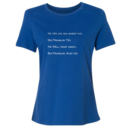 Ben Franklin Inventor Women's T-Shirt