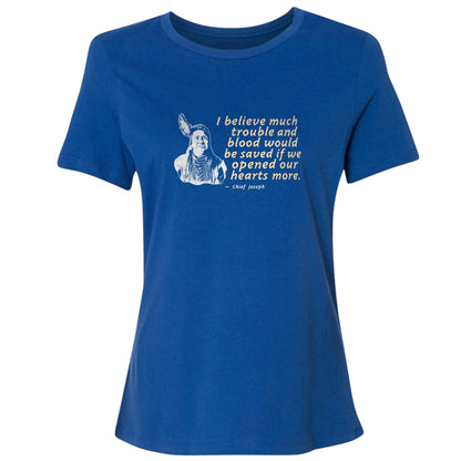 Chief Joseph Open Hearts Women's T-Shirt