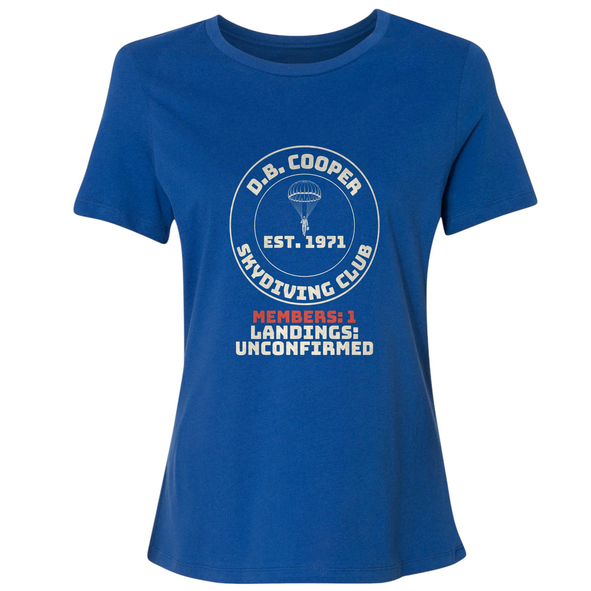 DB Cooper Skydiving Club Women's T-Shirt