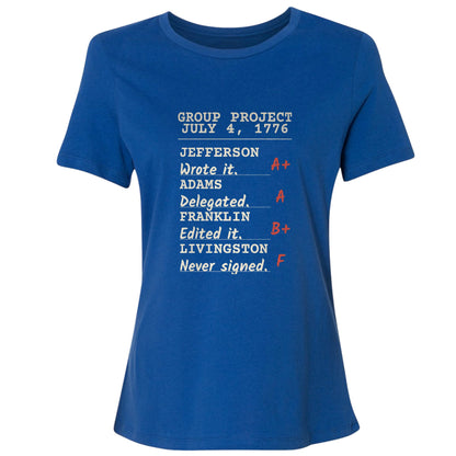 Declaration Of Independence Group Project Women's T-Shirt