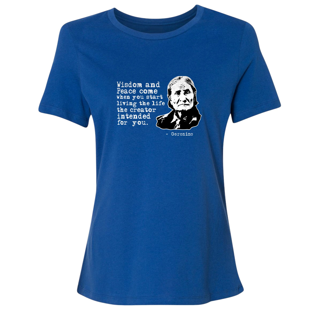 Geronimo Wisdom And Peace Women's T-Shirt