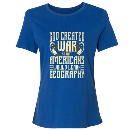 God Created War Women's T-Shirt