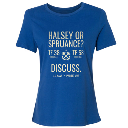 Halsey or Spruance Discuss Women's T-Shirt