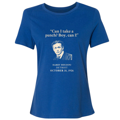 Houdini Can I Take A Punch Women's T-Shirt