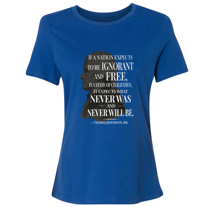 Ignorant and Free Women's T-Shirt