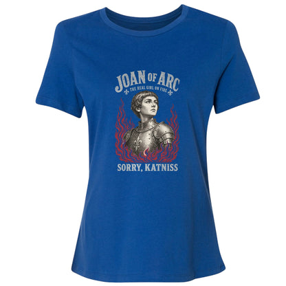 Joan of Arc Girl on Fire Women's T-Shirt