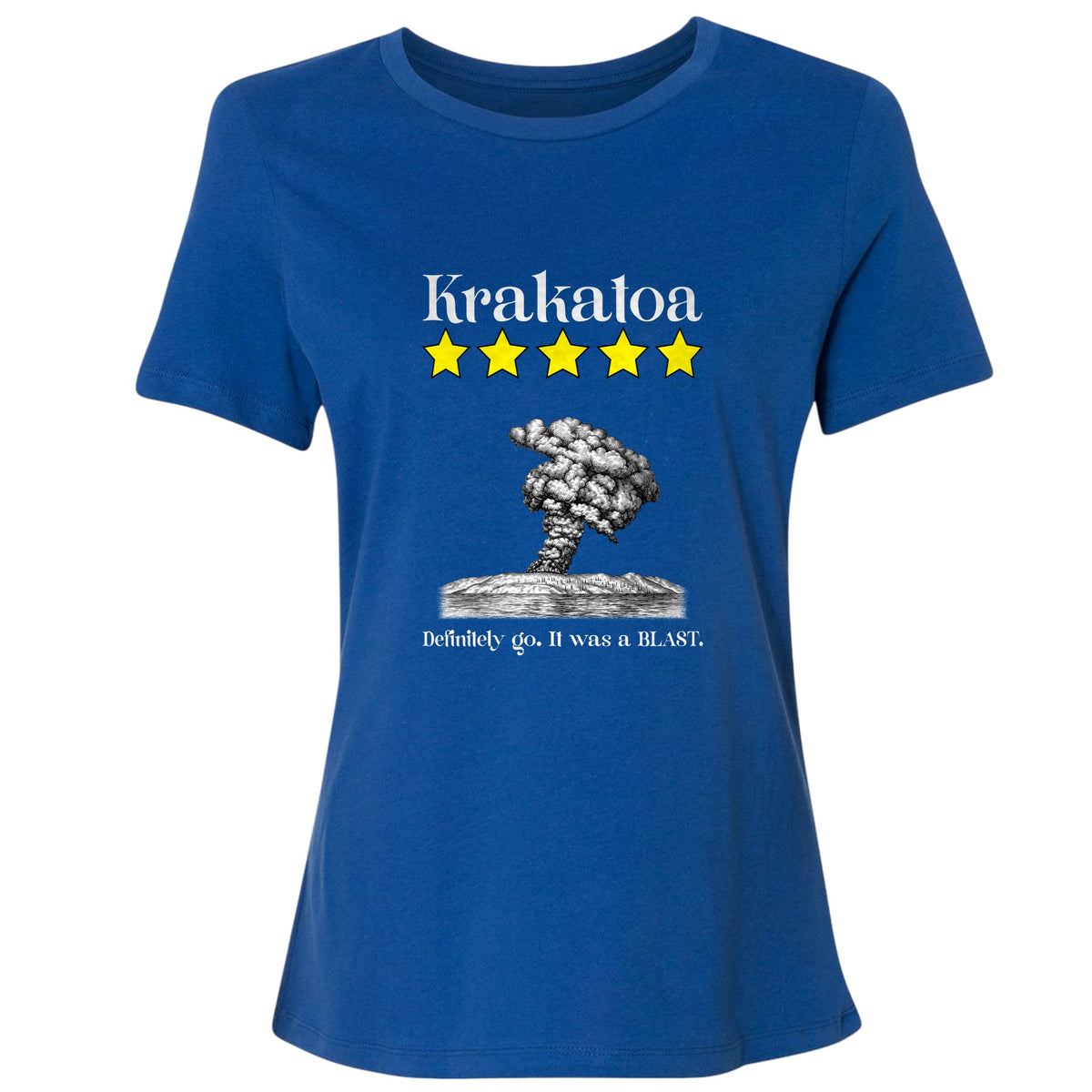 Krakatoa 5 Star Women's T-Shirt