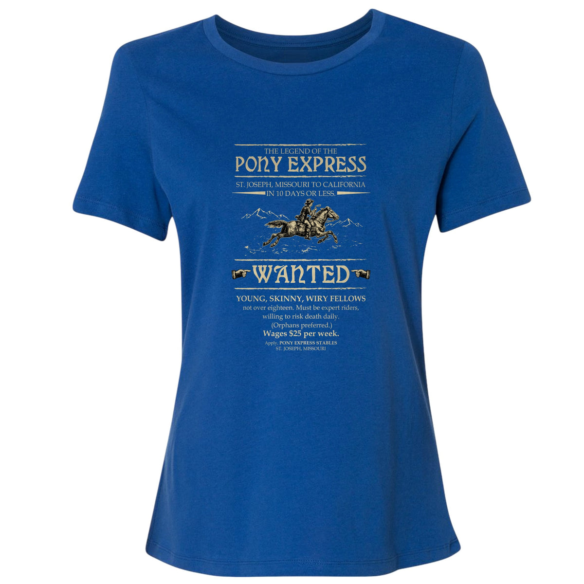 Pony Express Poster Women's T-Shirt