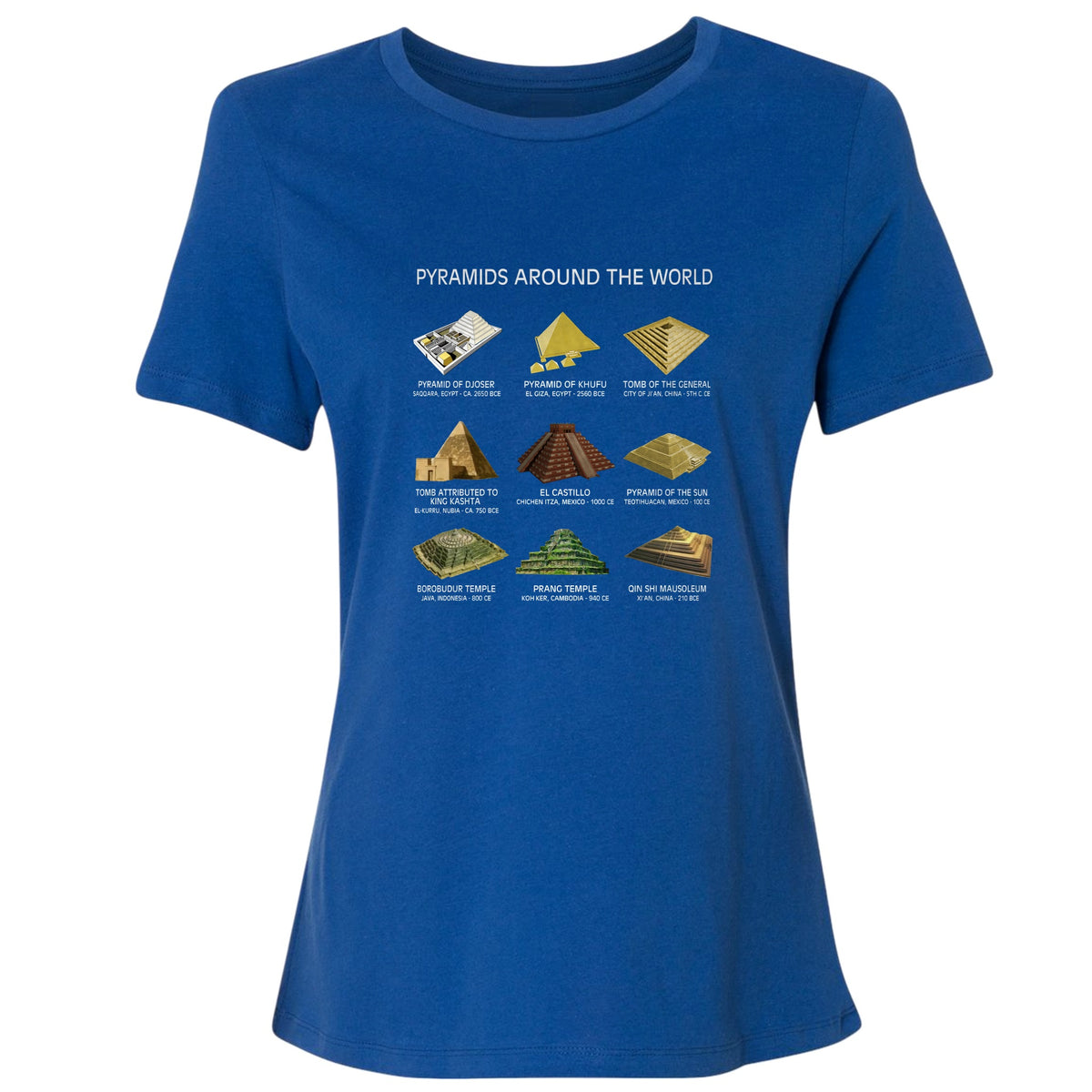 Pyramids of the World Women's T-Shirt