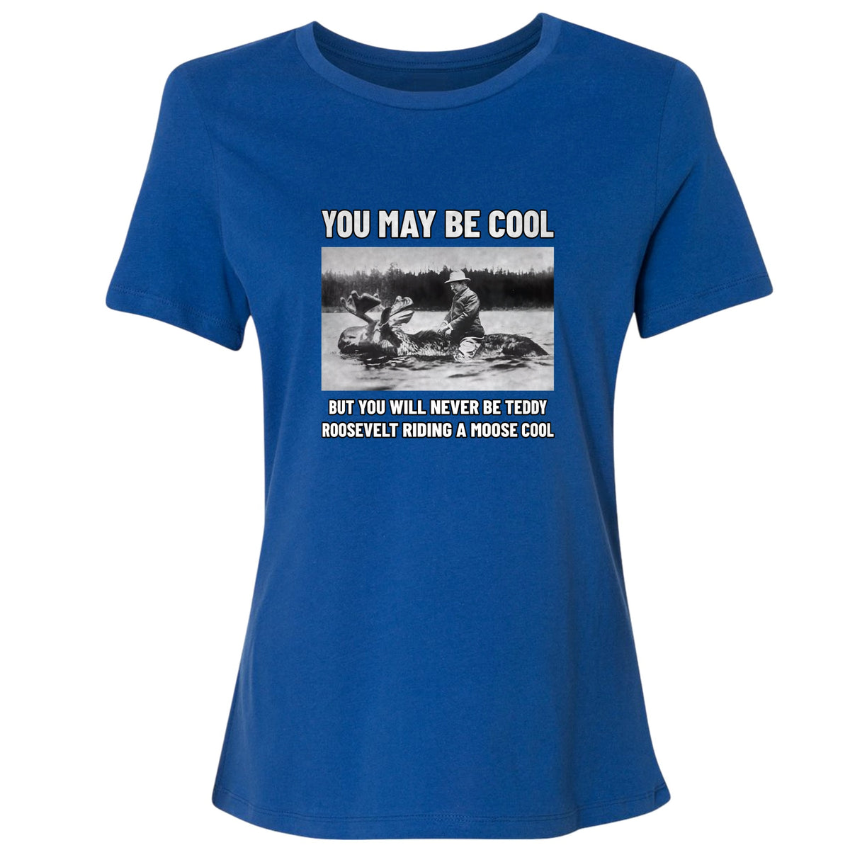 Teddy Riding Moose Women's T-Shirt
