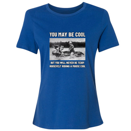 Teddy Riding Moose Women's T-Shirt