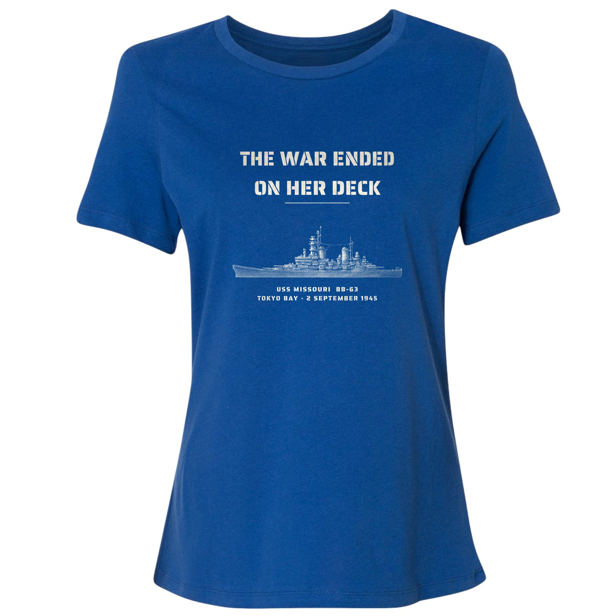 The War Ended On Her Deck Women's T-Shirt