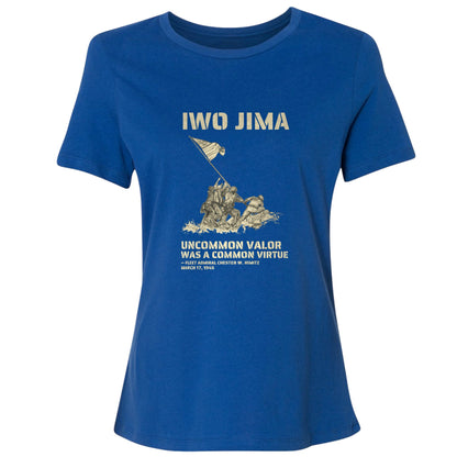 Uncommon Valor Iwo Jima Women's T-Shirt