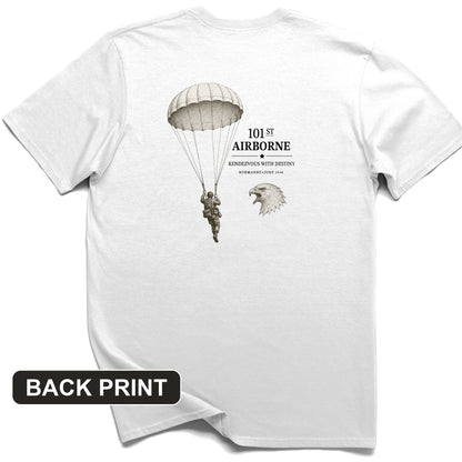 101st Airborne Back Print T-Shirt