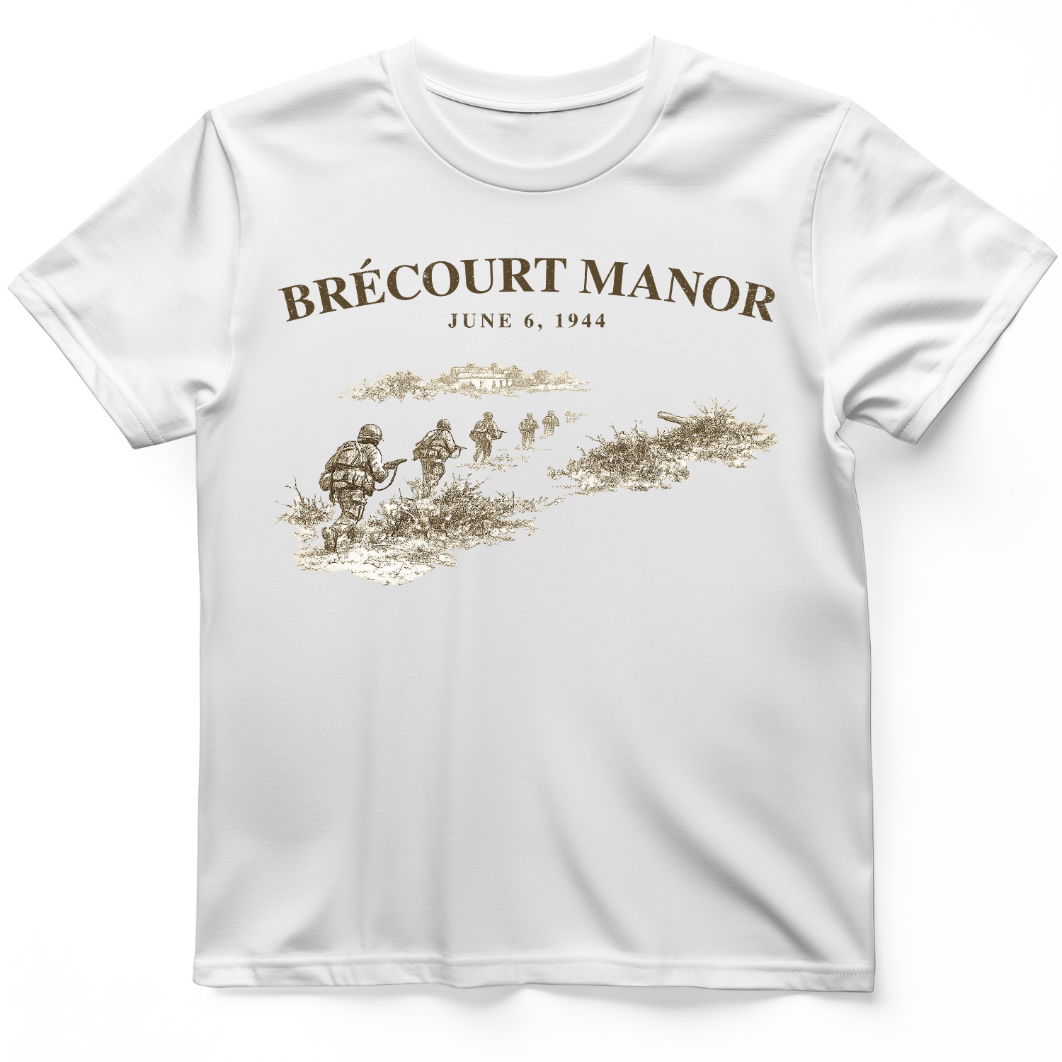 Brecourt Manor T-Shirt White / S