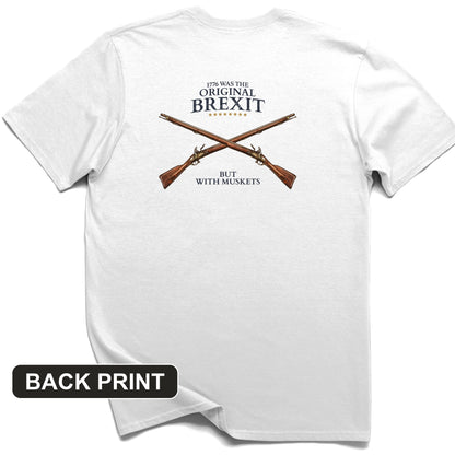 1776 Brexit Back Print T-Shirt