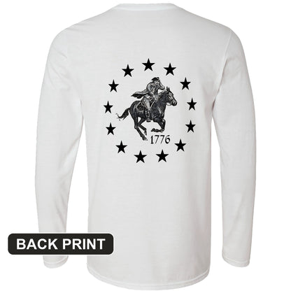 1776 Back Print Long Sleeve T-Shirt