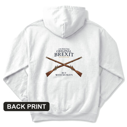 1776 Brexit Back Print Hoodie