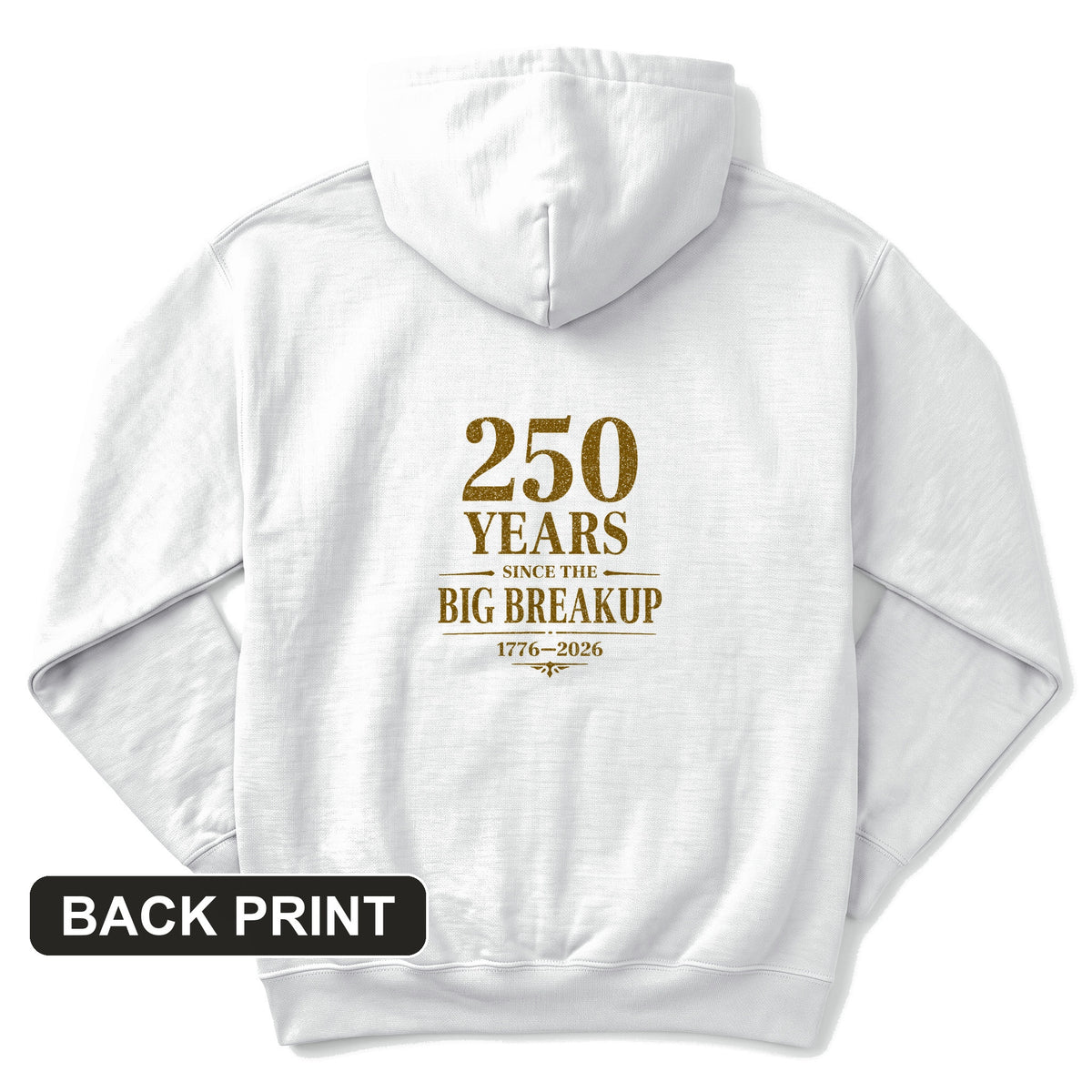 250 Big Breakup Back Print Hoodie
