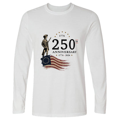 250th Anniversary Soldier Long Sleeve T-Shirt