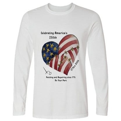 250th Heart Long Sleeve T-Shirt