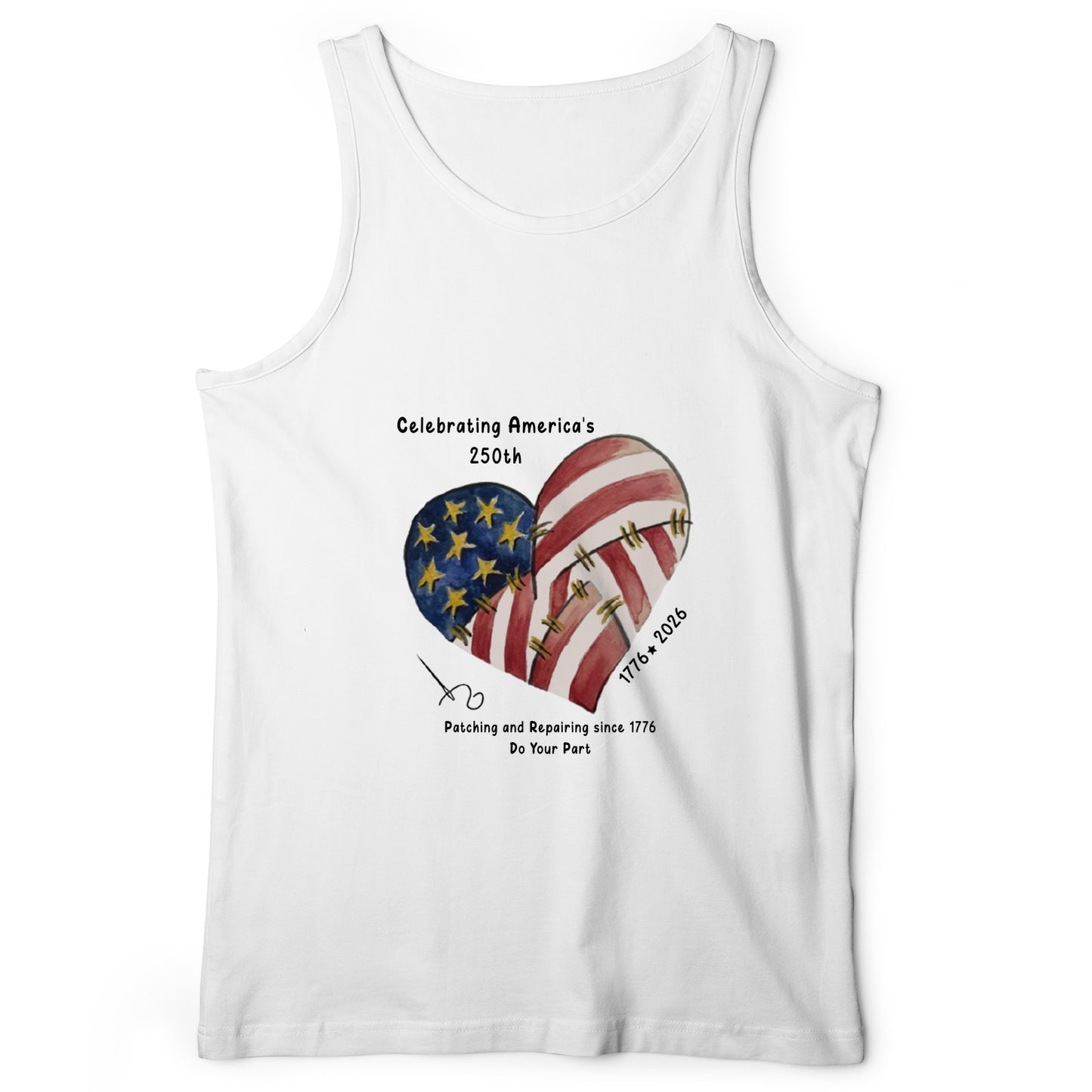 250th Heart Tank Top