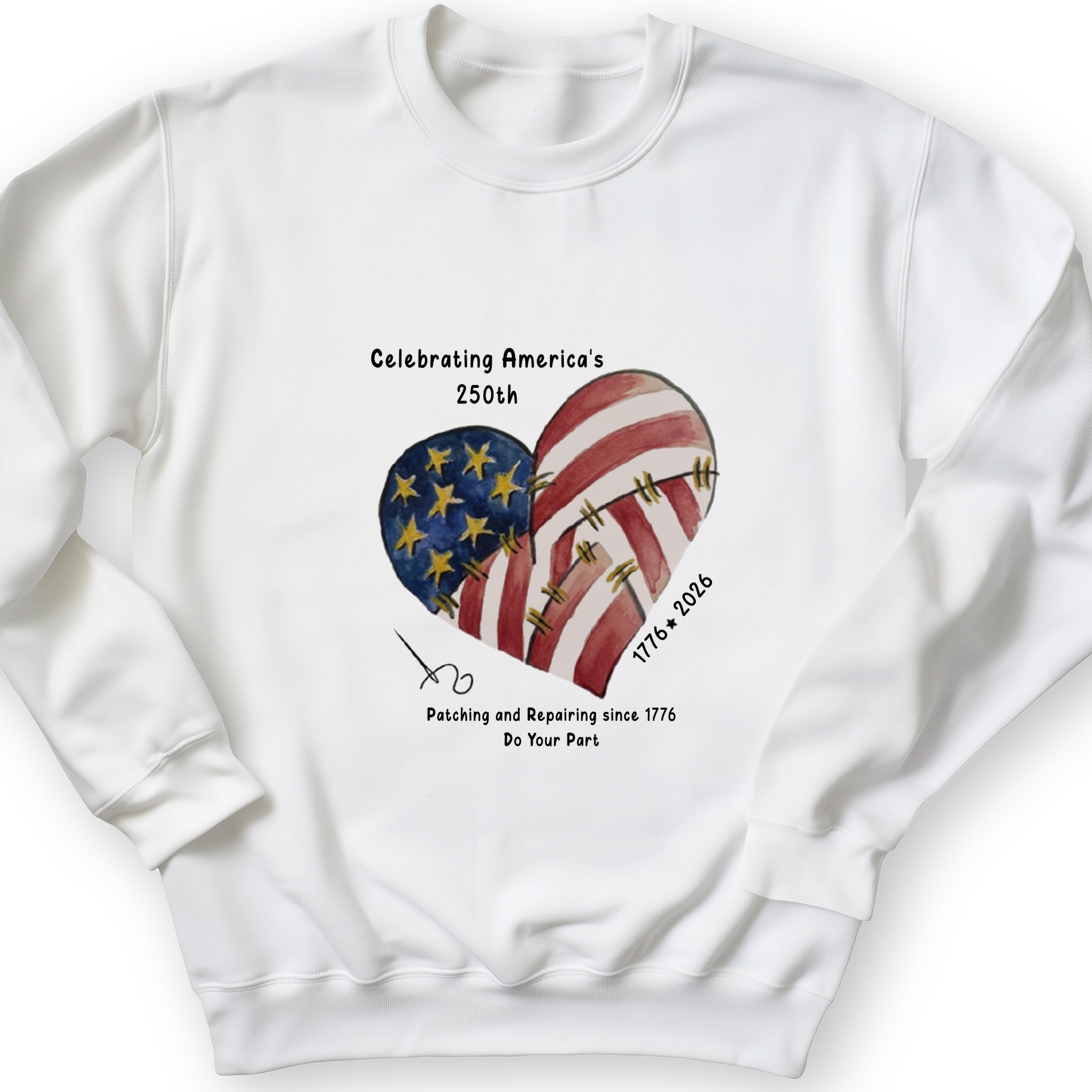 250th Heart Sweatshirt