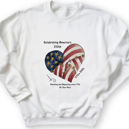 250th Heart Sweatshirt