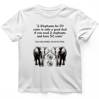 2 Elephants for 50 Cents T-Shirt