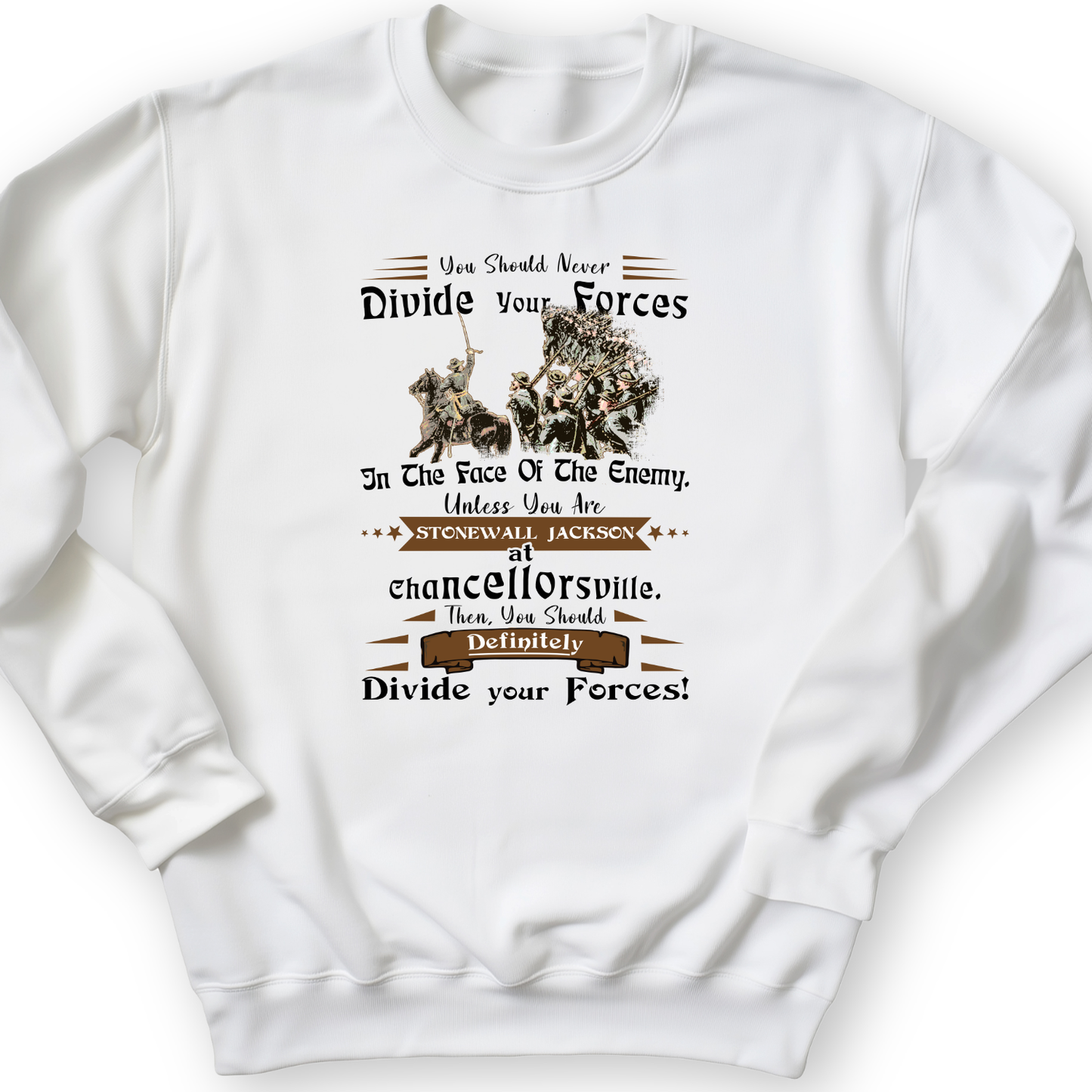 Dividing Forces Crewneck