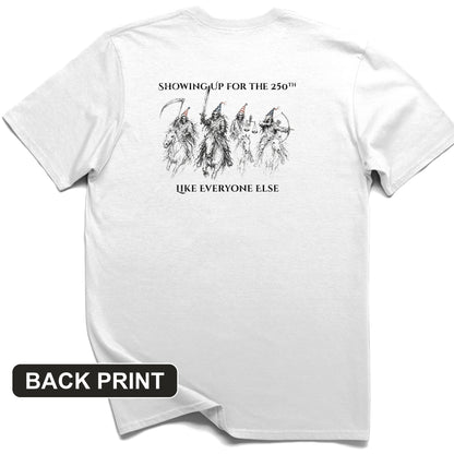 4 Horsemen 250th Back Print T-Shirt