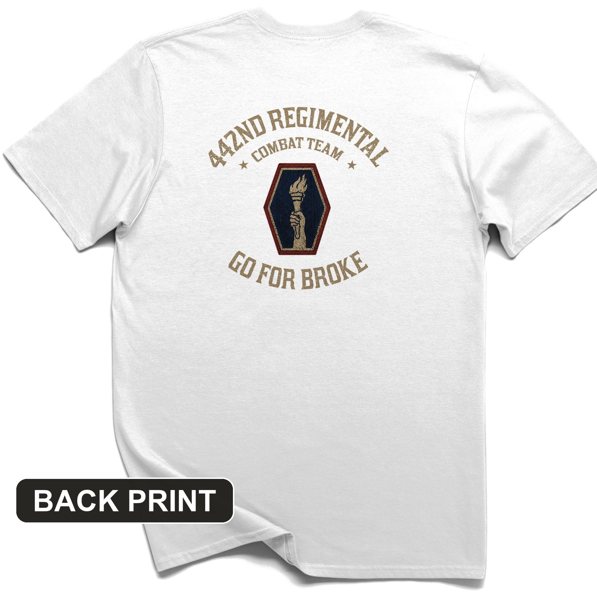442nd RCT Back Print T-Shirt