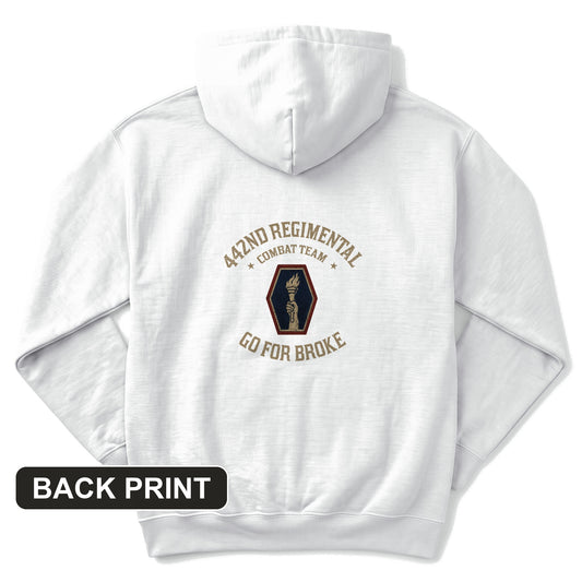 442nd RCT Back Print Hoodie