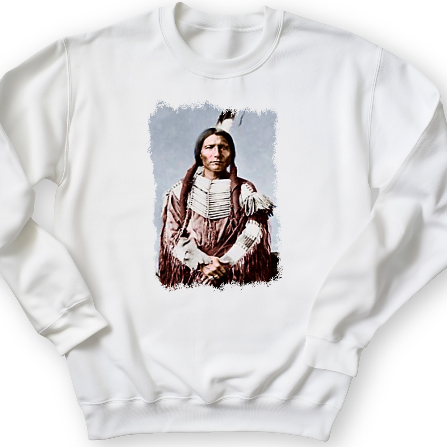 Native American Warrior Crewneck