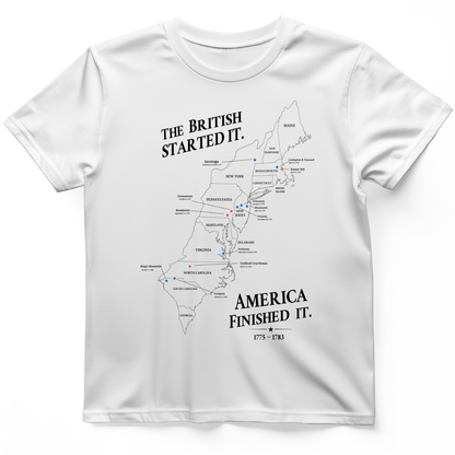 Revolutionary War Map T-Shirt